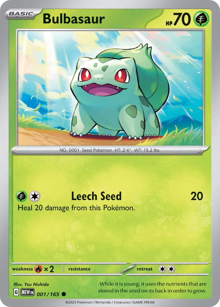 Bulbasaur, 151 001/165