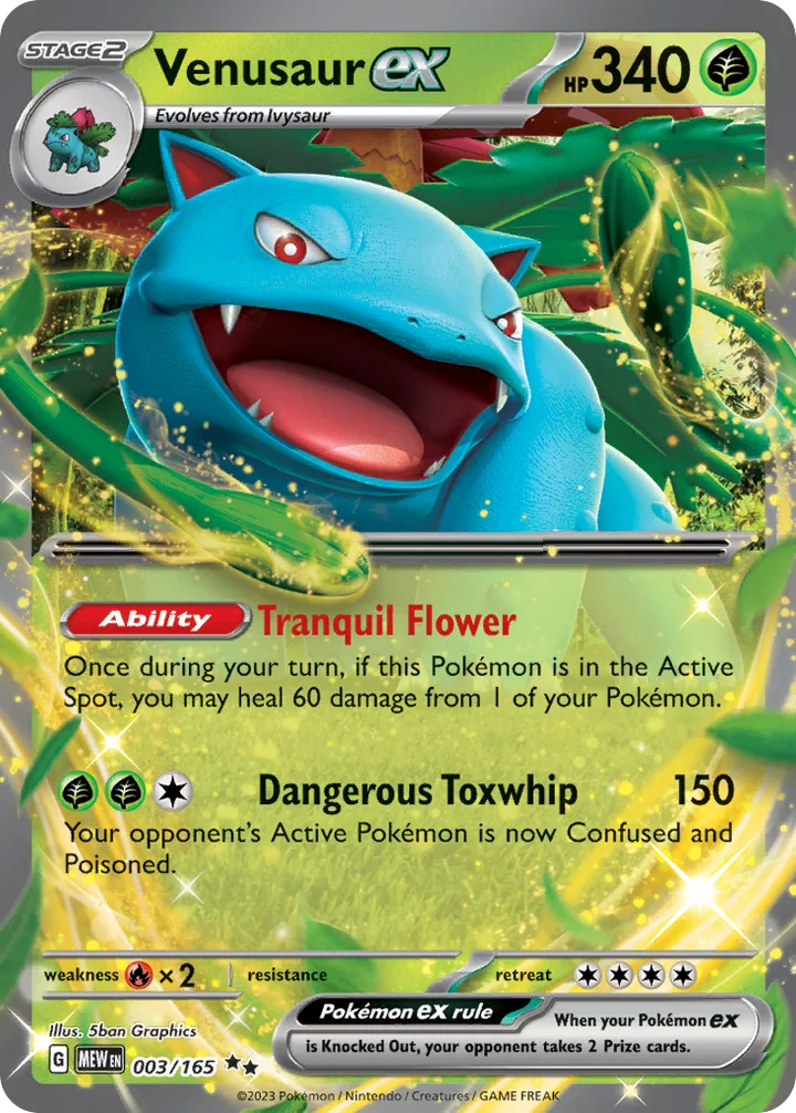 Venusaur ex, 151 003/165