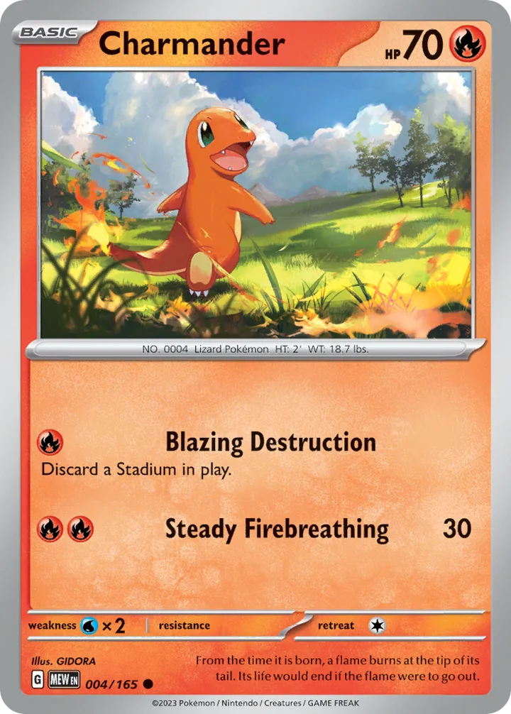 Charmander, 151 004/165