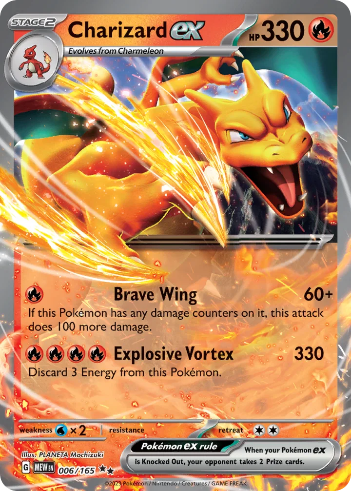 Charizard ex, 151 006/165