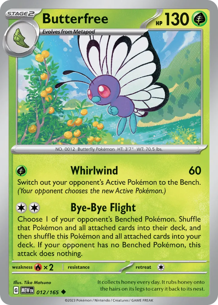 Butterfree, 151 012/165