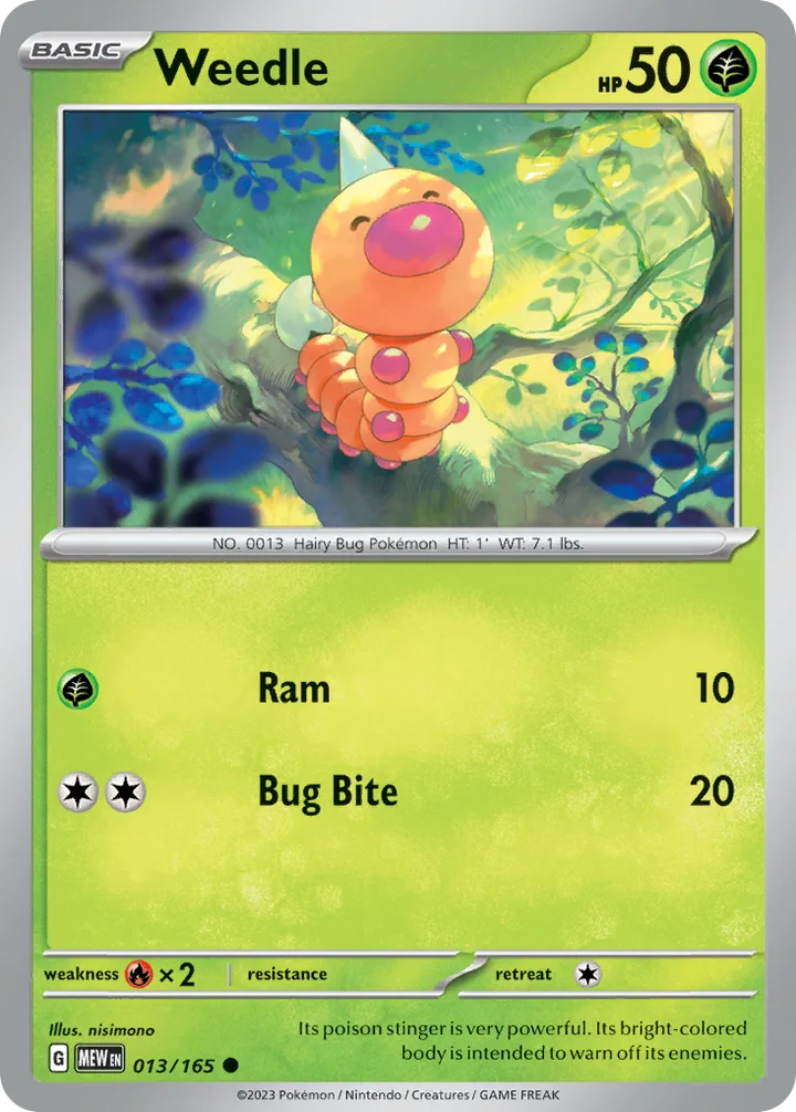Weedle, 151 013/165