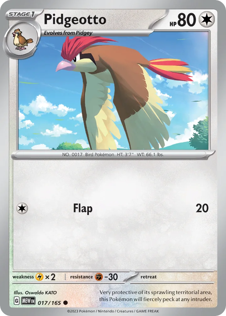 Pidgeotto, 151 017/165
