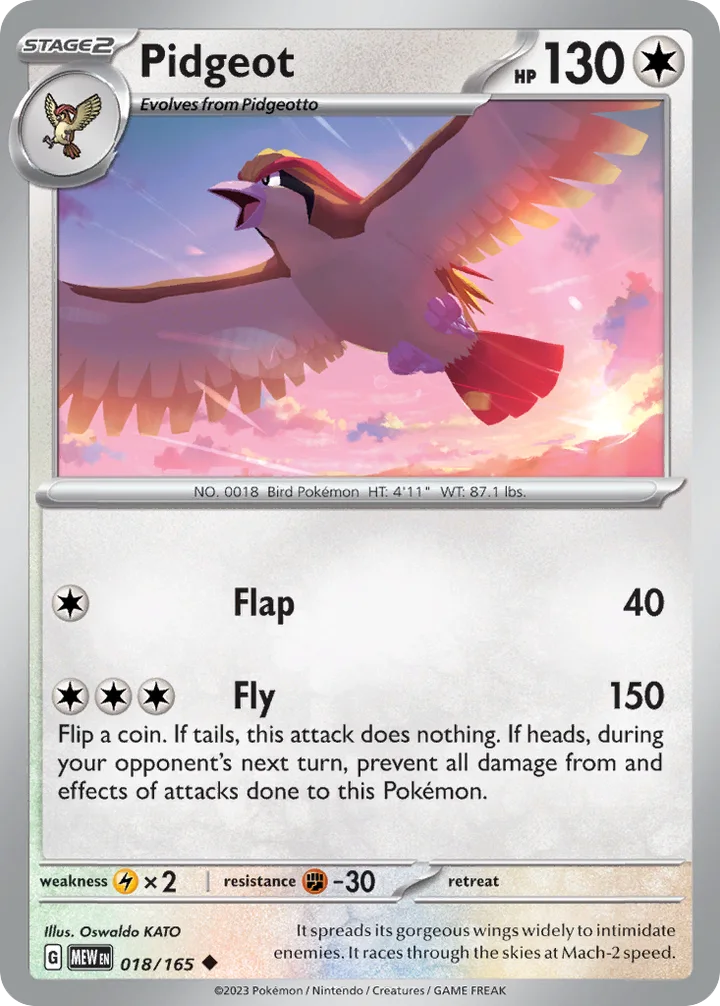 Pidgeot, 151 018/165