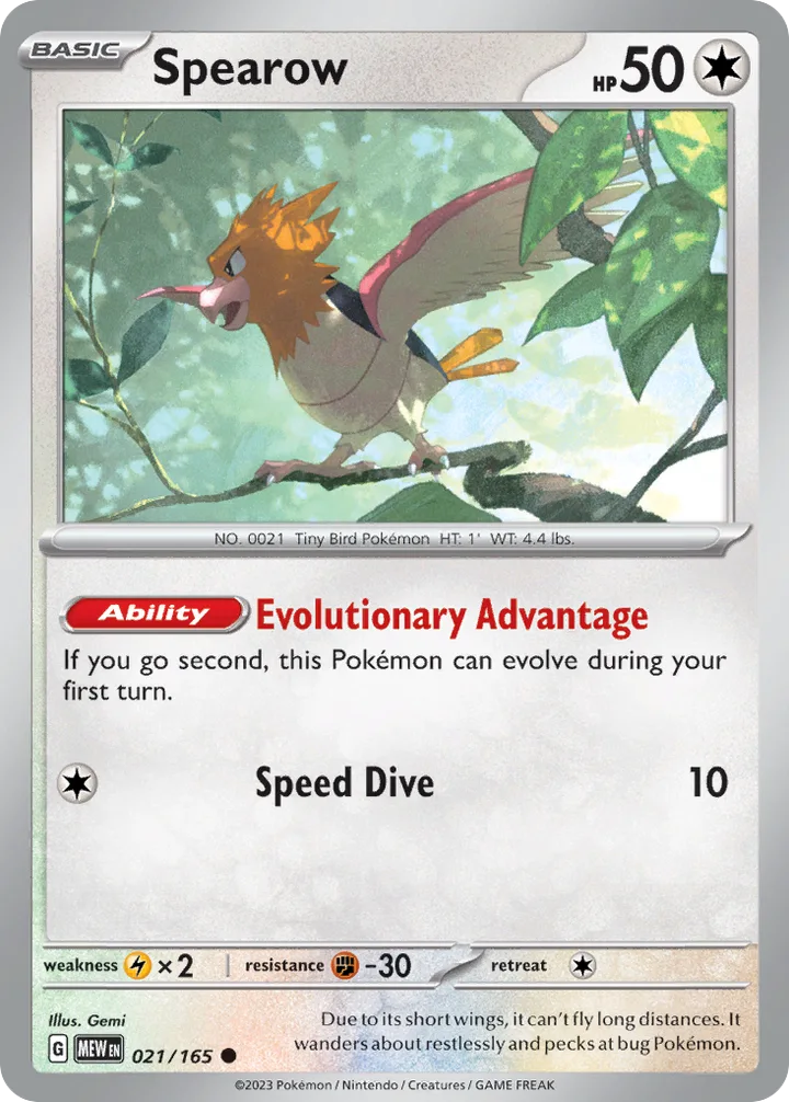 Spearow, 151 021/165