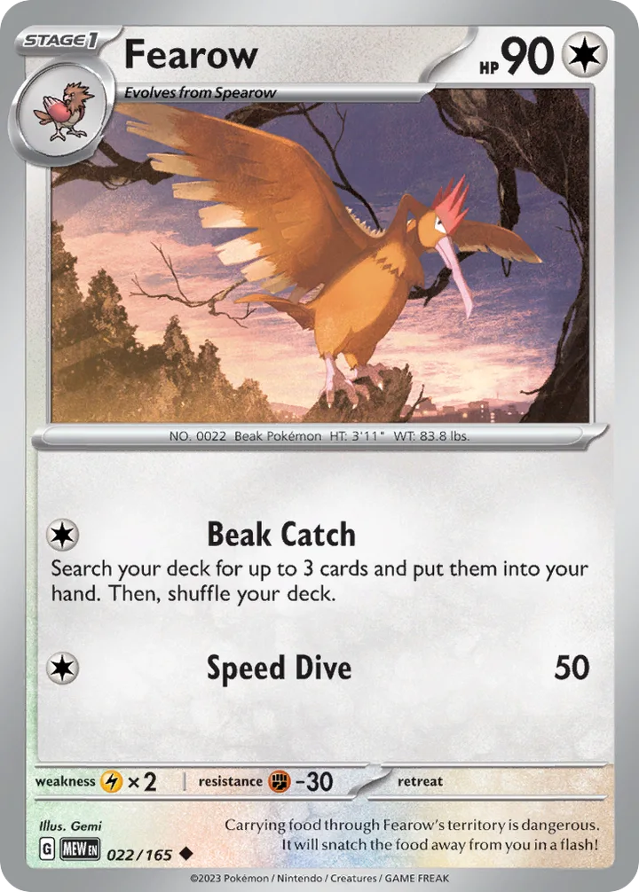 Fearow, 151 022/165