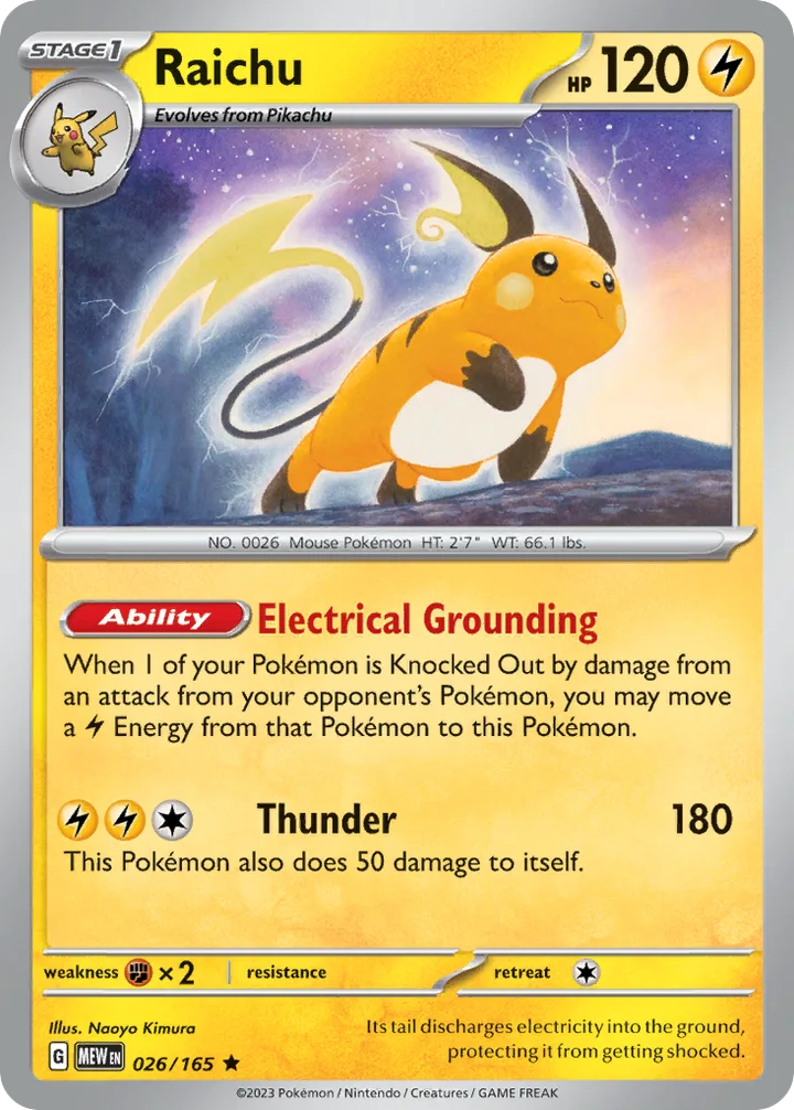 Raichu, 151 026/165