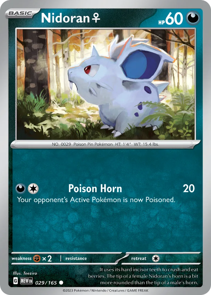 Nidoran Female, 151 029/165