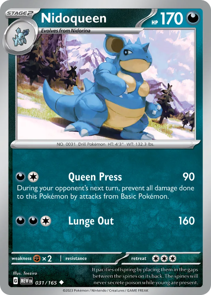 Nidoqueen, 151 031/165
