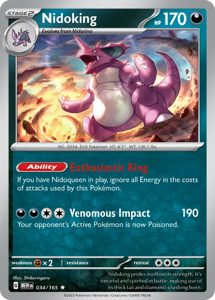 Nidoking, 151 034/165