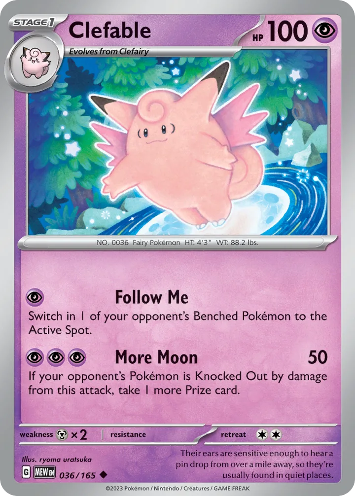 Clefable, 151 036/165