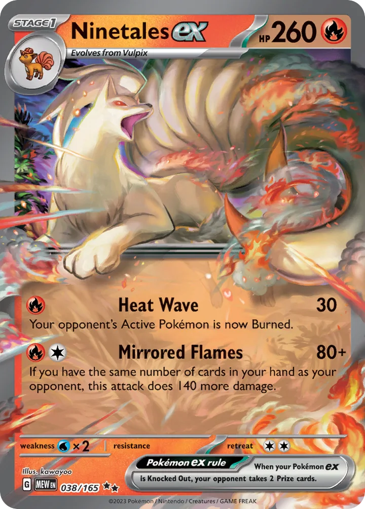 Ninetales ex, 151 038/165