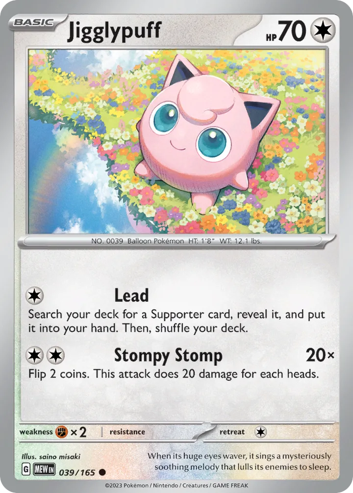 Jigglypuff, 151 039/165