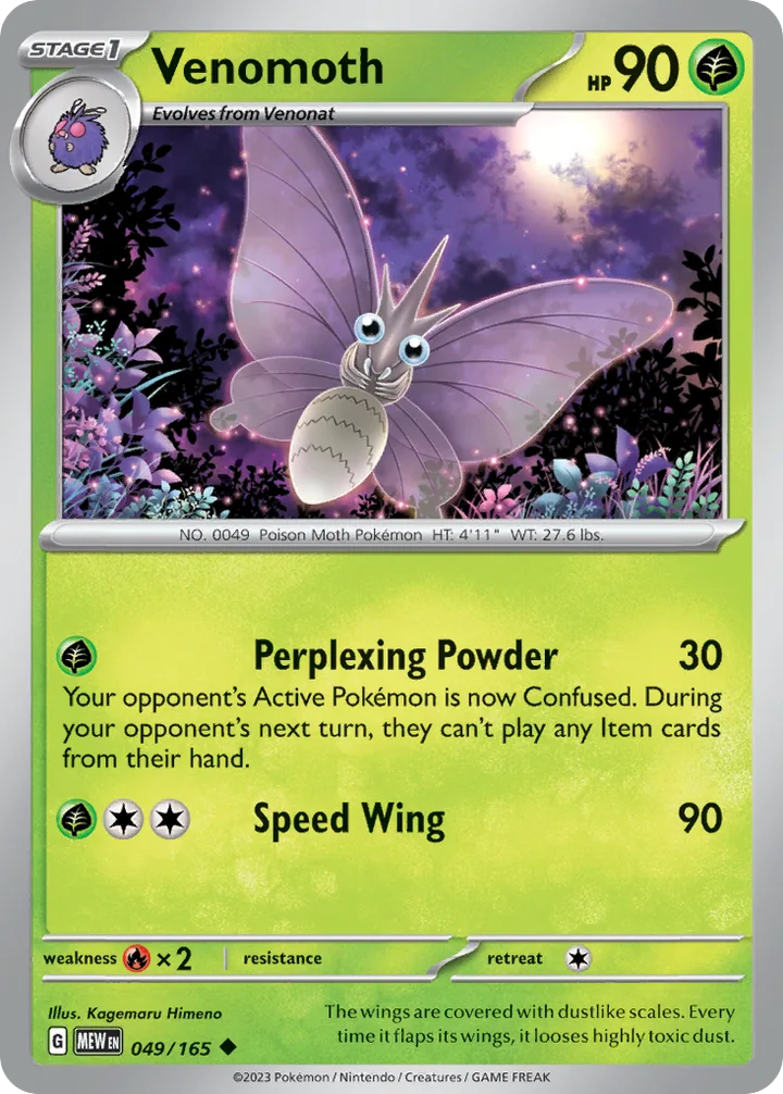Venomoth, 151 049/165
