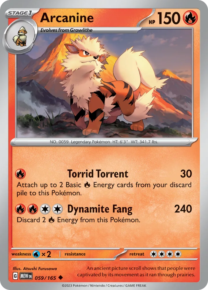 Arcanine, 151 059/165