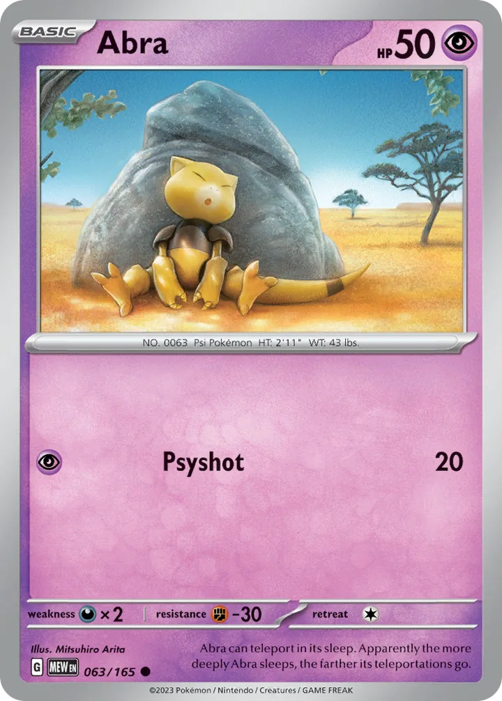 Abra, 151 063/165