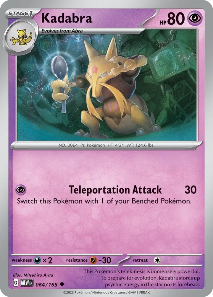 Kadabra, 151 064/165