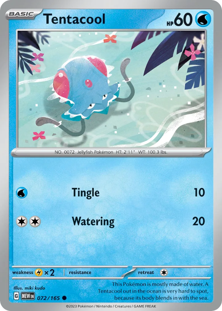 Tentacool, 151 072/165