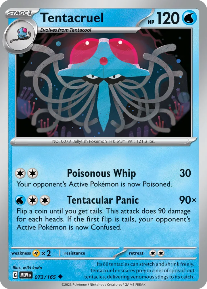 Tentacruel, 151 073/165