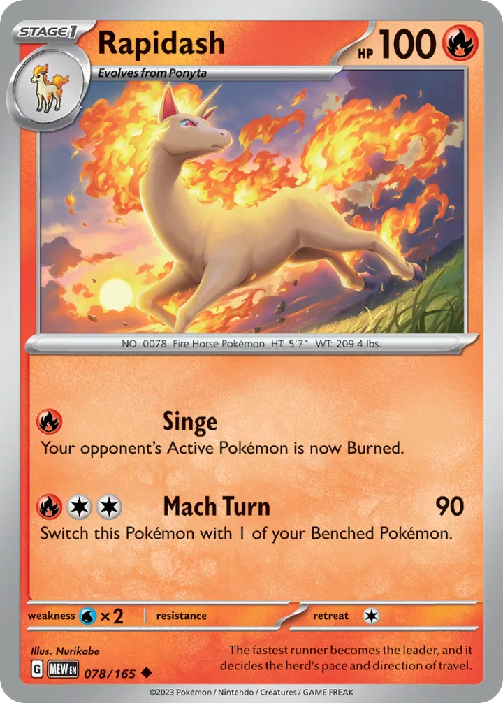 Rapidash, 151 078/165