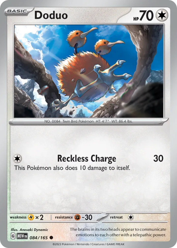 Doduo, 151 084/165