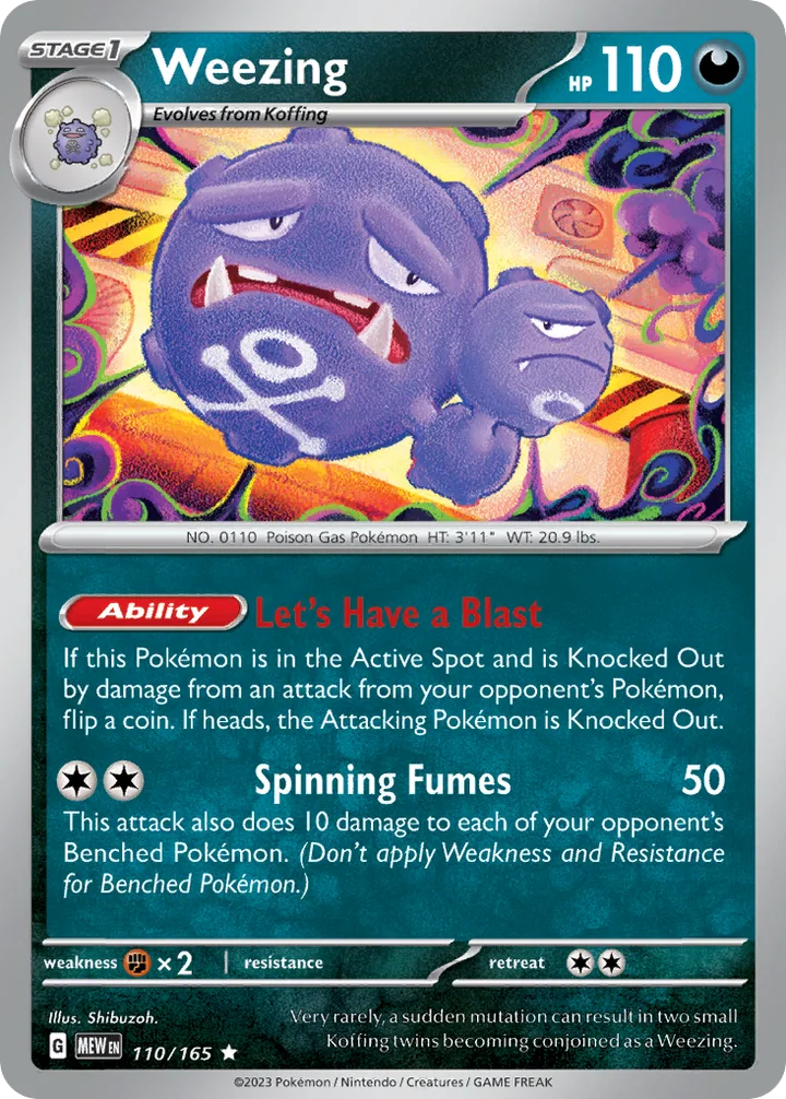 Weezing, 151 110/165