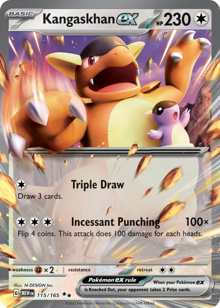 Kangaskhan ex, 151 115/165