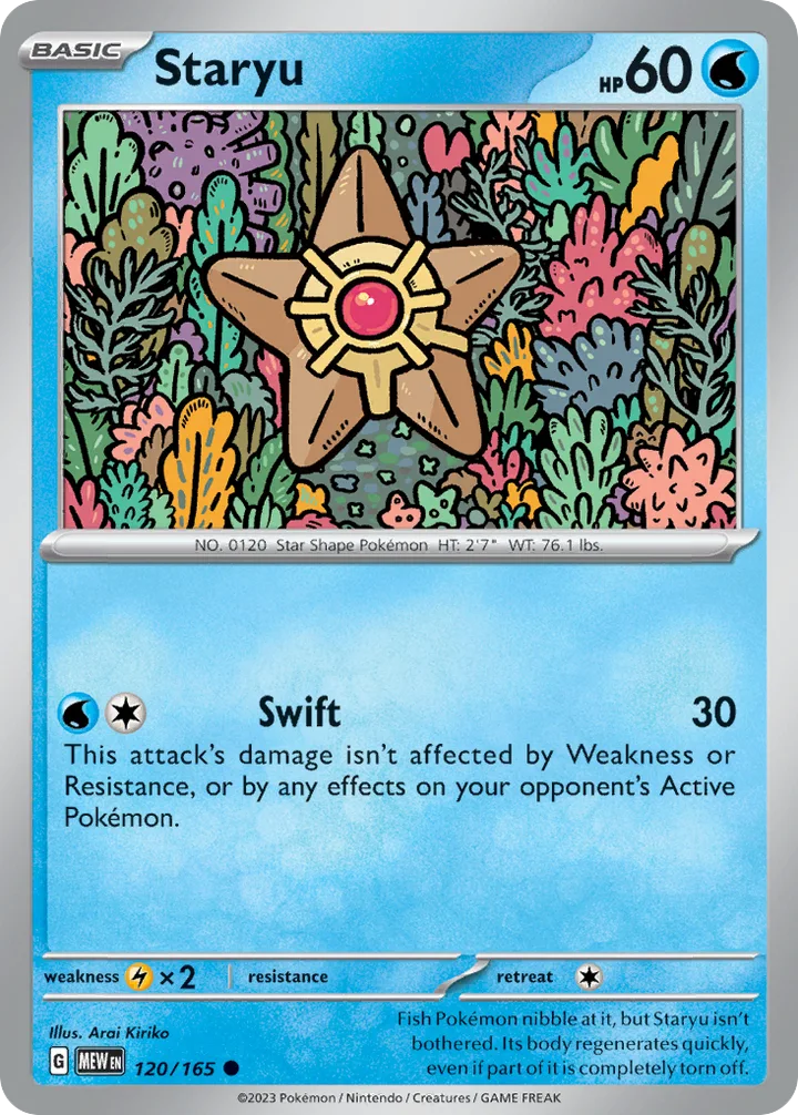 Staryu, 151 120/165