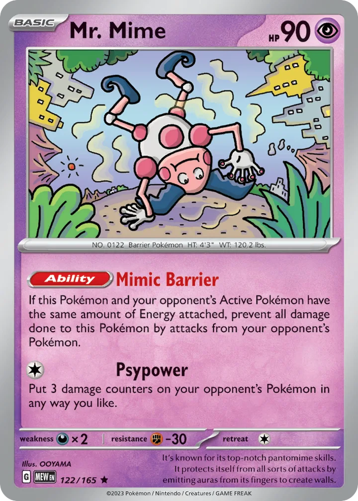 Mr. Mime, 151 122/165