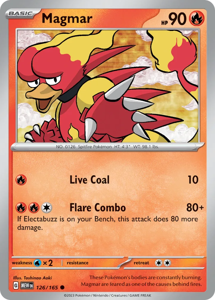 Magmar, 151 126/165