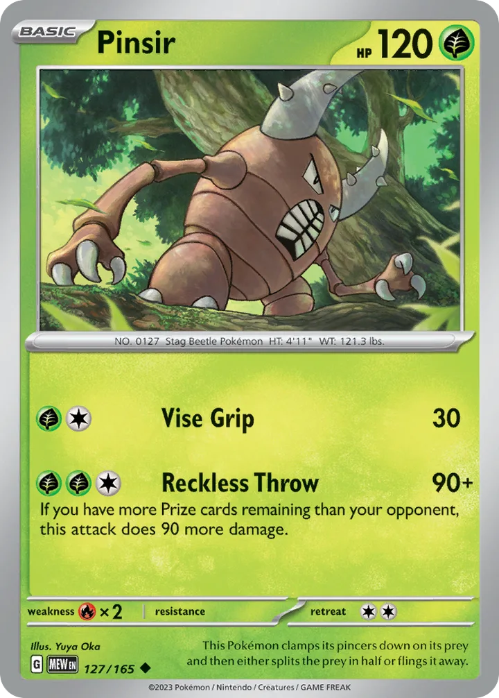 Pinsir, 151 127/165