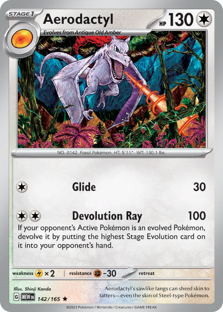 Aerodactyl, 151 142/165