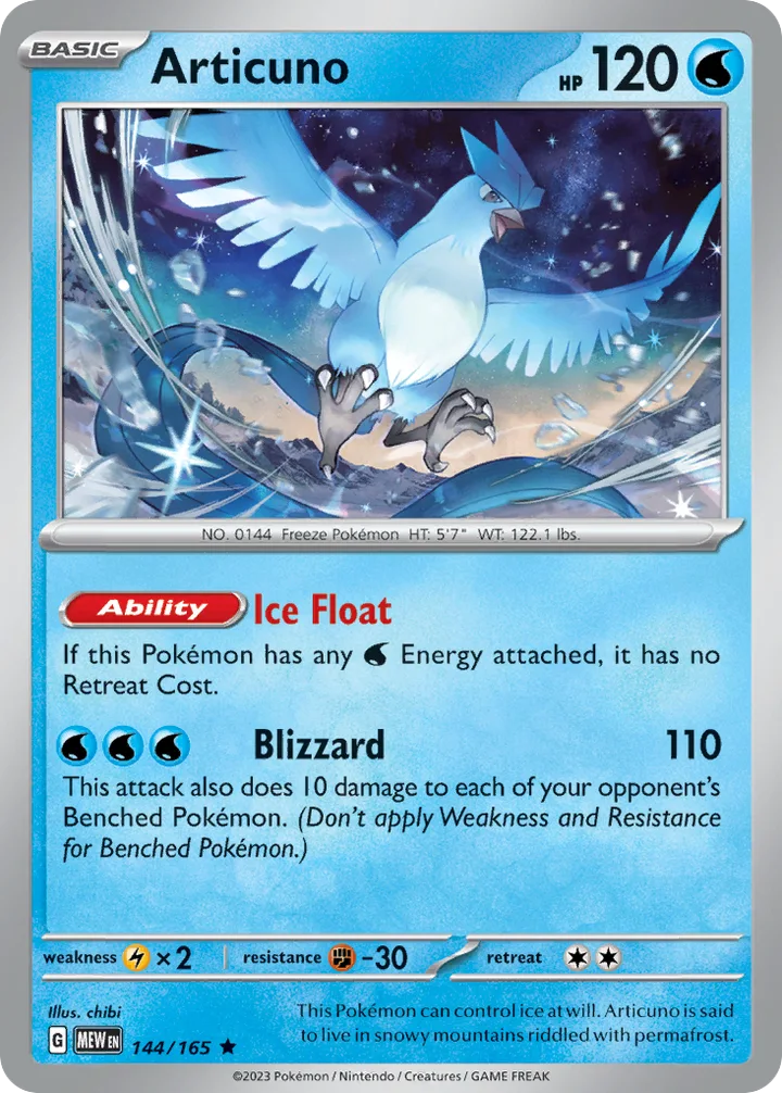 Articuno, 151 144/165
