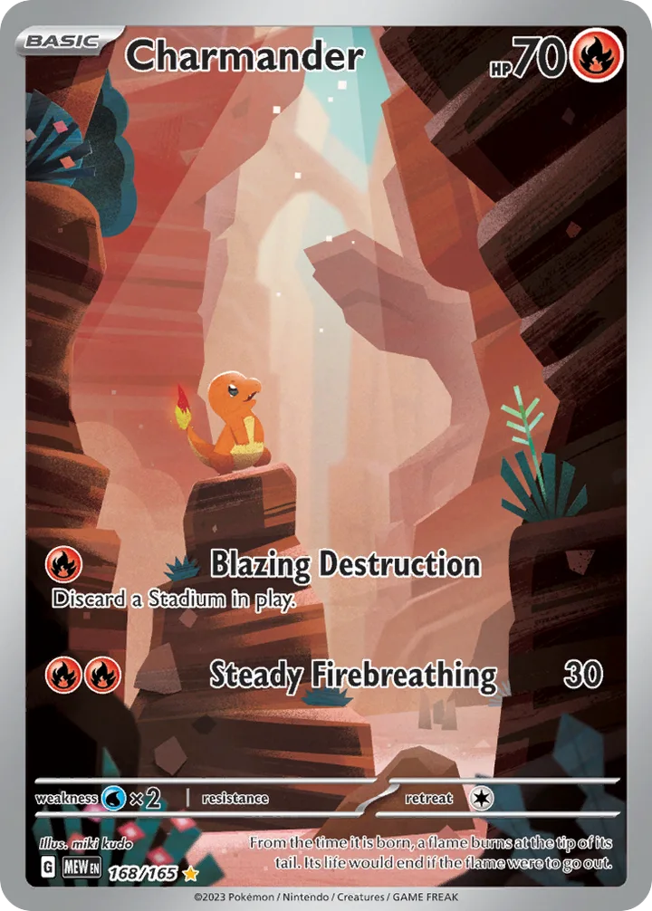 Charmander, 151 168/165