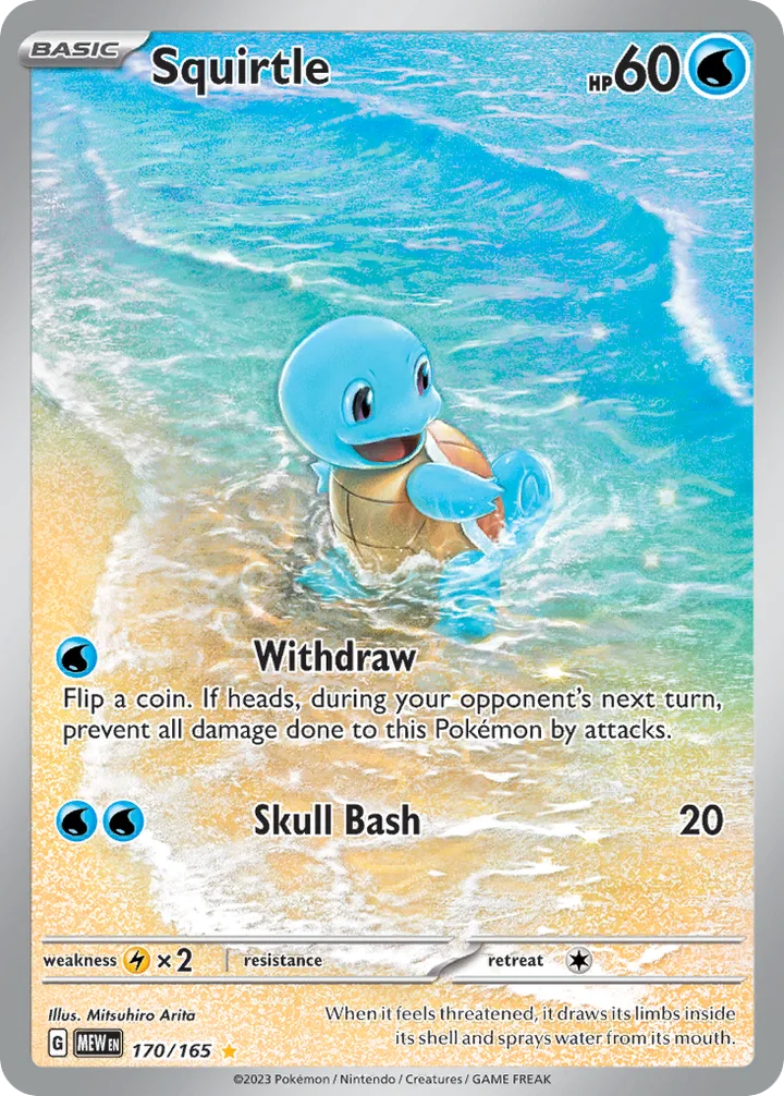 Squirtle, 151 170/165