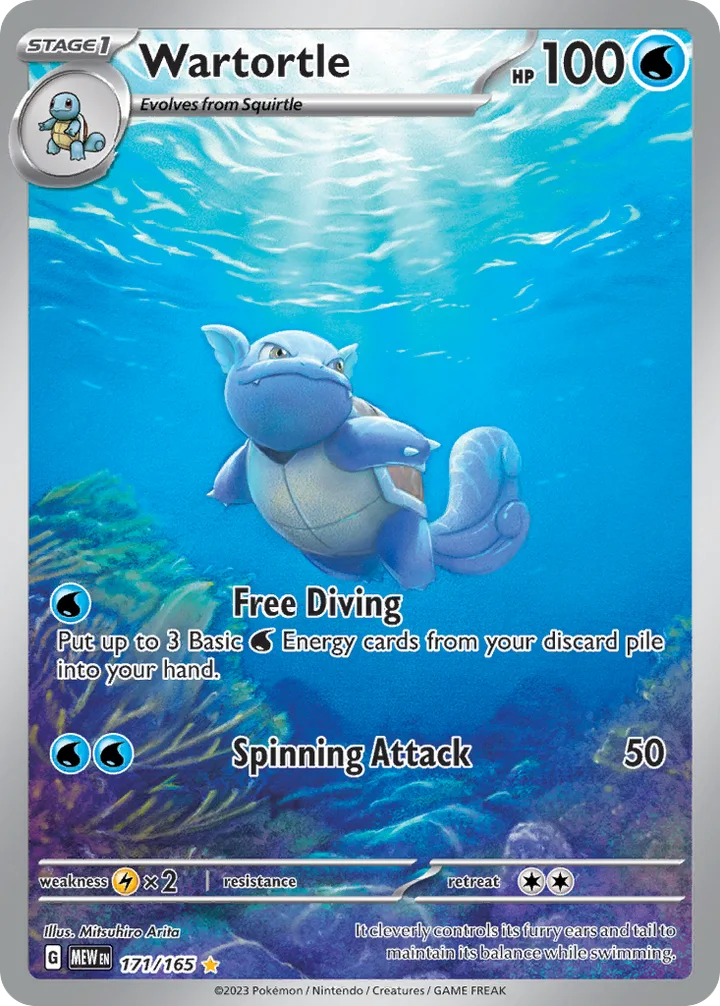 Wartortle, 151 171/165