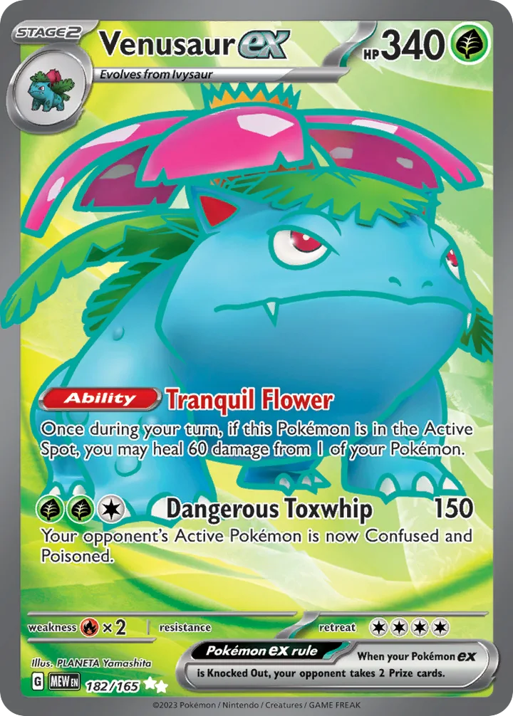 Venusaur ex, 151 182/165