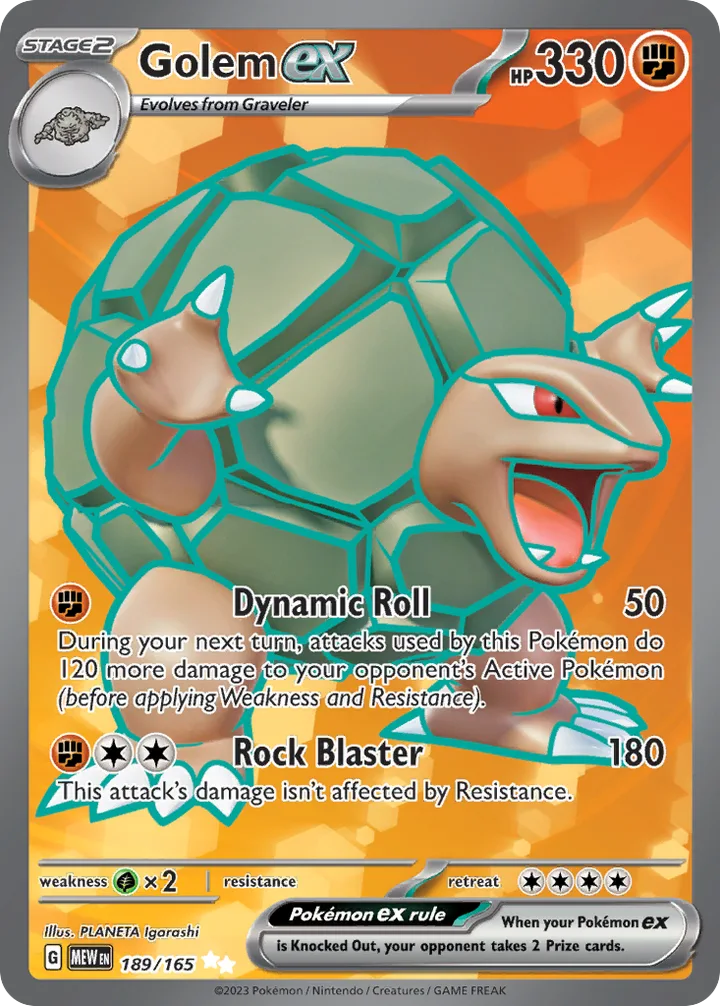 Golem ex, 151 189/165