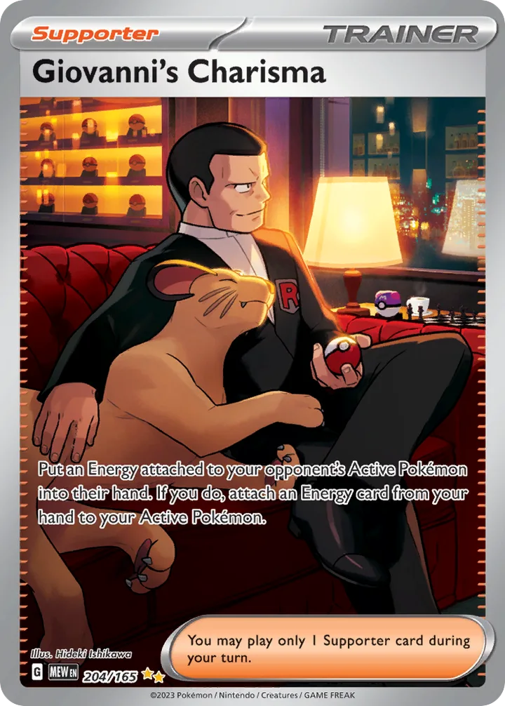 Giovanni’s Charisma, 151 204/165