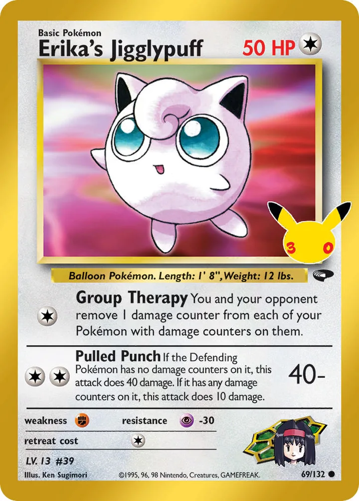 Erika’s Jigglypuff, 30th Celebration 69/132