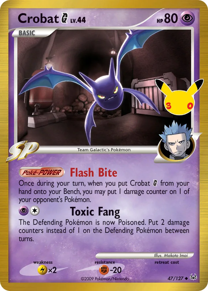 Crobat G, 30th Celebration 47/127