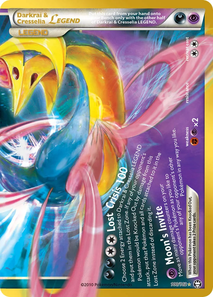 Darkrai & Cresselia LEGEND, 30th Celebration 100/102