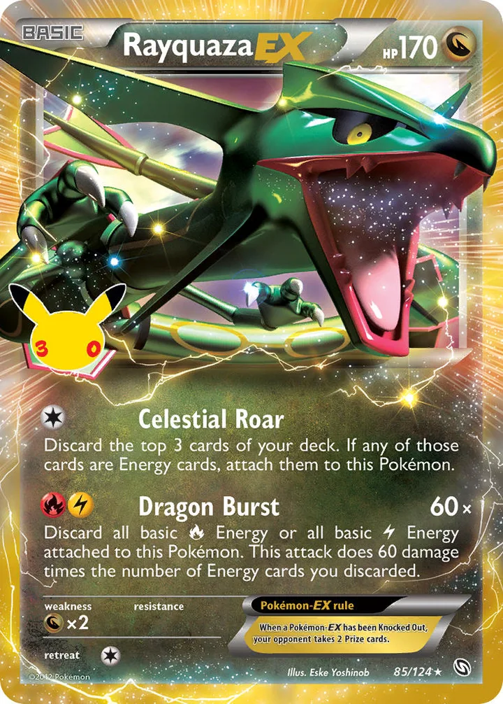 Rayquaza-EX, 30th Celebration 85/124