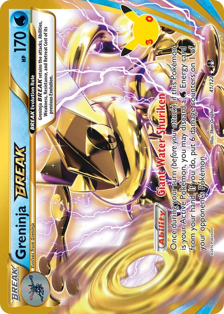 Greninja BREAK, 30th Celebration 41/122