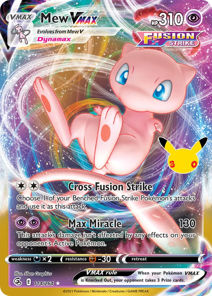 Mew VMAX, 30th Celebration 114/264
