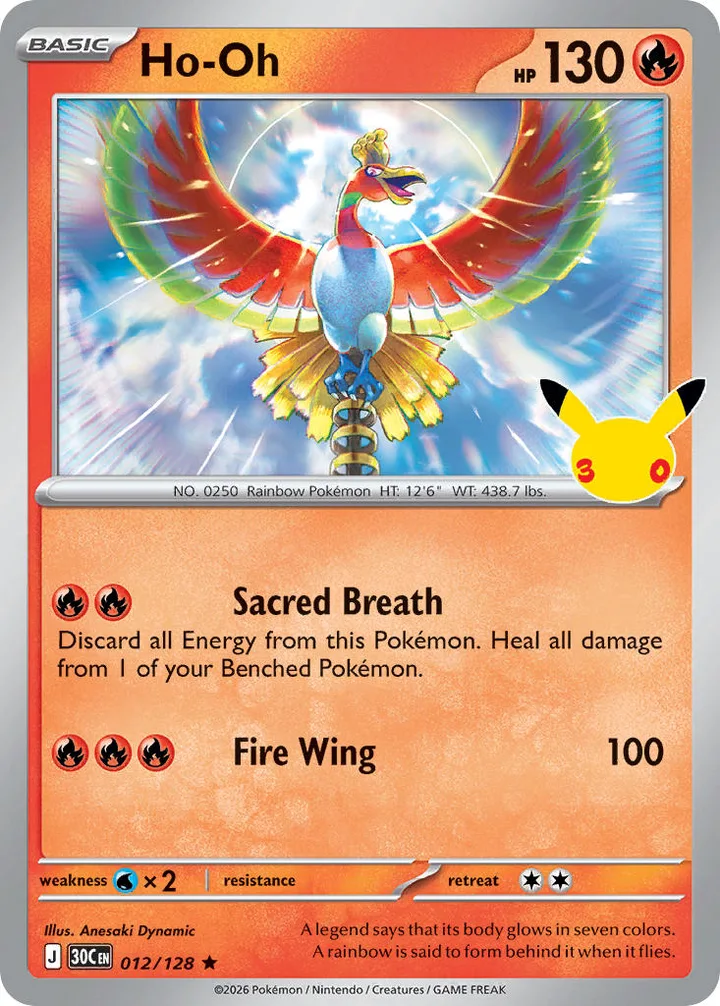 Ho-Oh, 30th Celebration 012/128