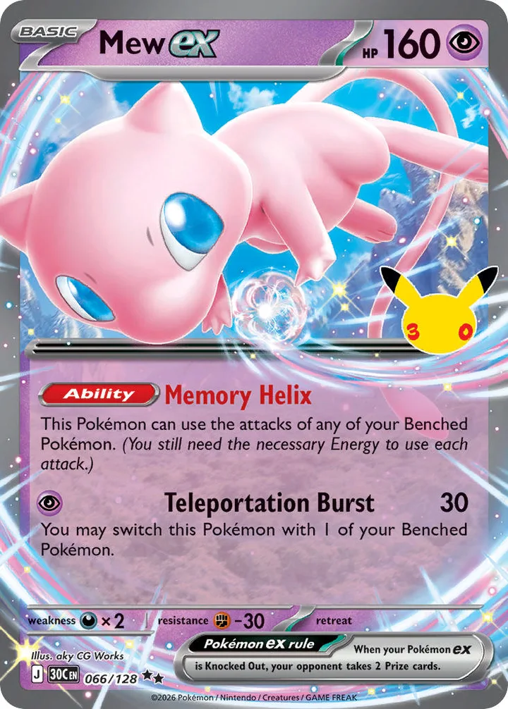 Mew ex, 30th Celebration 066/128