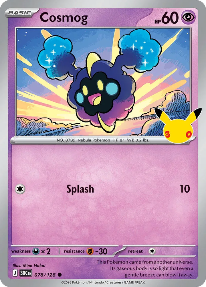 Cosmog, 30th Celebration 078/128