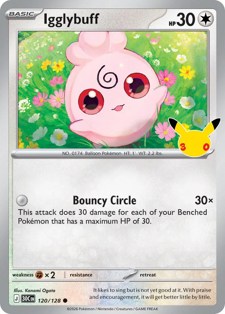 Igglybuff, 30th Celebration 120/128