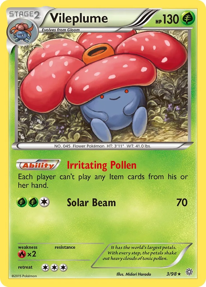 Vileplume, Ancient Origins 3/98